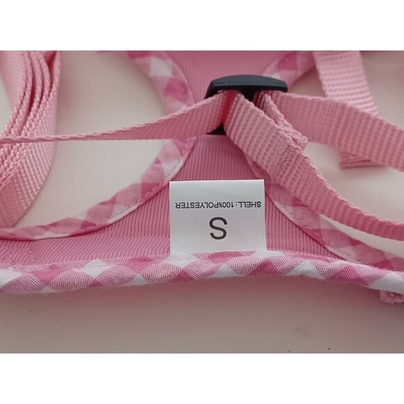 Expawlorer Pink Cat Mesh Harness With Bow & Leash, Size Small - Picture 10 of 12